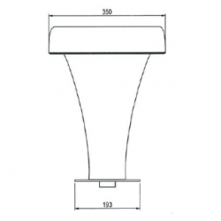 Cascade Inox 350 mm Astralpool