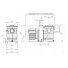 Pompe Filtration piscine KSB Filtra N 14 m3/h Tri
