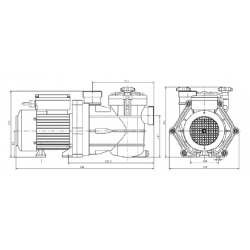 Pompe Filtration ViPool MNB 0,33 cv Mono