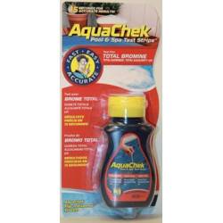 Languettes d'analyse AQUACHECK ROUGE 4 EN 1 (BROME)