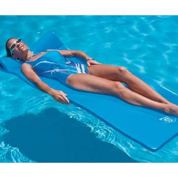 Matelas mousse Sunray bleu 178 x 63 x 3,2 pour piscines enterrées et hors-sol