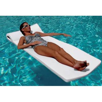 Matelas mousse Sunsation blanc 178 x 66 x 4,5 pour piscines enterrées et hors-sol