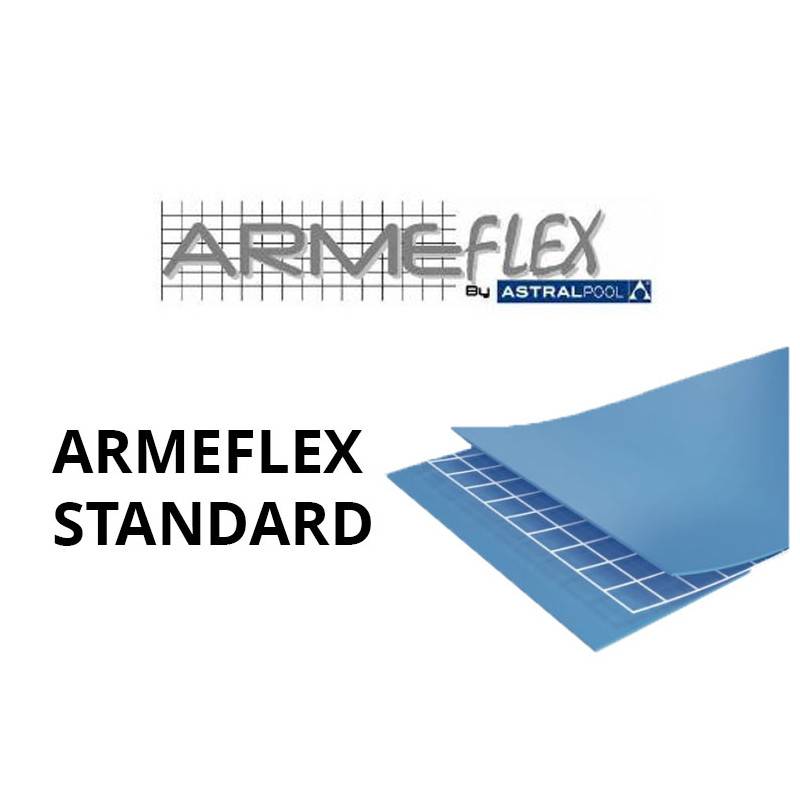 PVC armé ARMEFLEX Standard Uni rouleau de 41,25 m2 - Largeur 1,65m