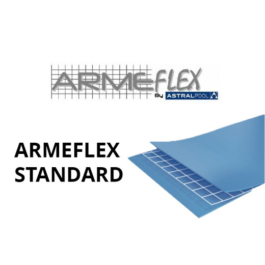 PVC armé ARMEFLEX Standard Uni rouleau de 41,25 m2 - Largeur 1,65m