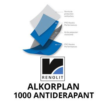 PVC armé ALKORPLAN Antidérapant Uni rouleau de 20,79 m2 - Largeur 1,65m