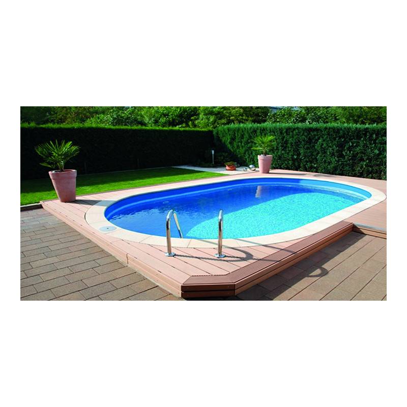 Kit piscine enterrée ovale 5,25 x 3,2 120 cm - Aqualux