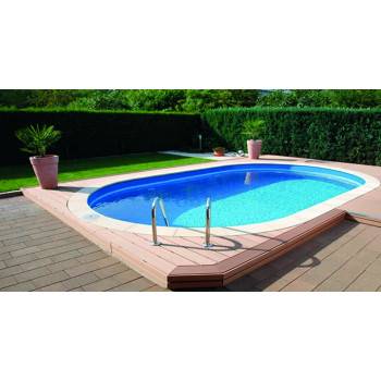 Kit piscine enterrée ovale 7 x 3,5 120 cm - Aqualux