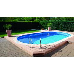 Kit piscine enterrée ovale 7 x 3,5 150 cm - Aqualux