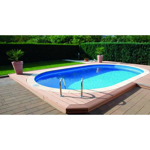 Kit piscine enterrée ovale 7 x 3,5 150 cm - Aqualux