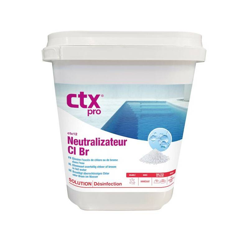 Neutralisateur de chlore et de brome 6 kg – Astral/CTX 12