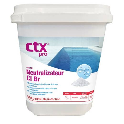 Neutralisateur de chlore et de brome 6 kg – Astral/CTX 12