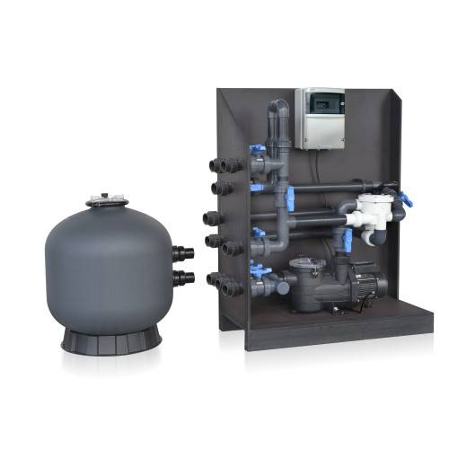 Système de filtration All in Pall avec Pompe MKB - VIPOOL 15m3/h