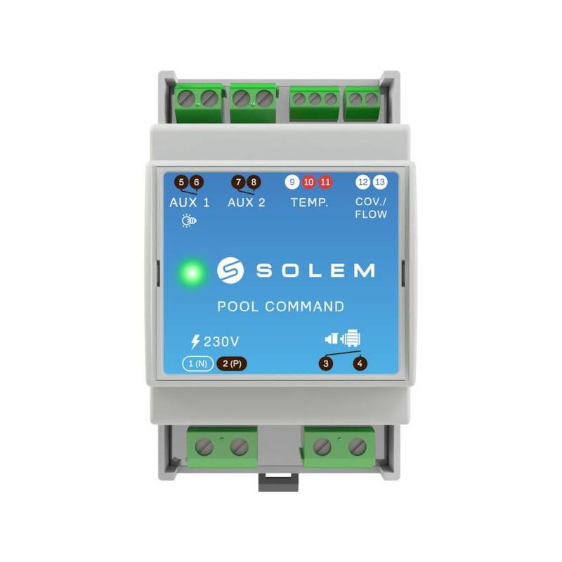 Boîtier de commande Solem connecté Bluetooth - POOL COMMAND
