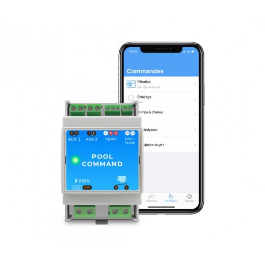 Boîtier de commande Solem connecté Bluetooth - POOL COMMAND