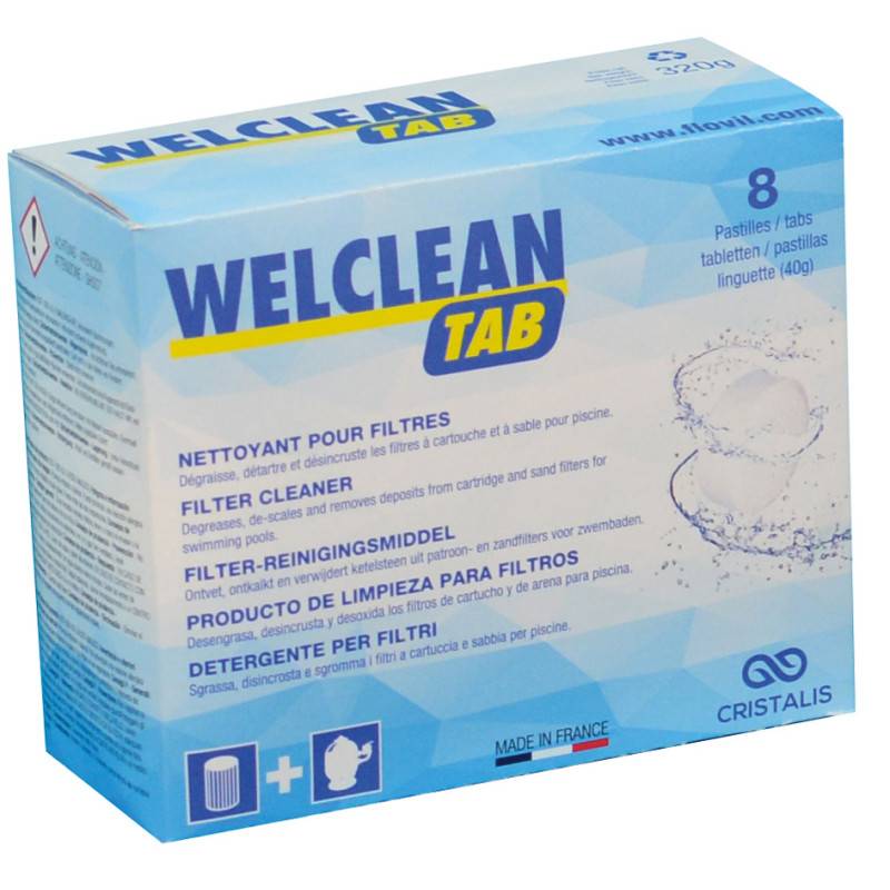 Nettoyant WelClean TAB cartouche de filtration