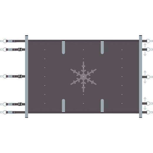 Bâche à barres piscine sur mesure SUMMUM FLEX