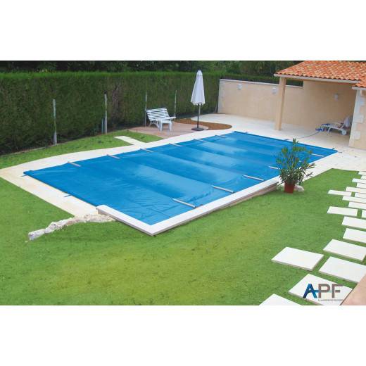 Bâche à barres piscine sur mesure EXCEL