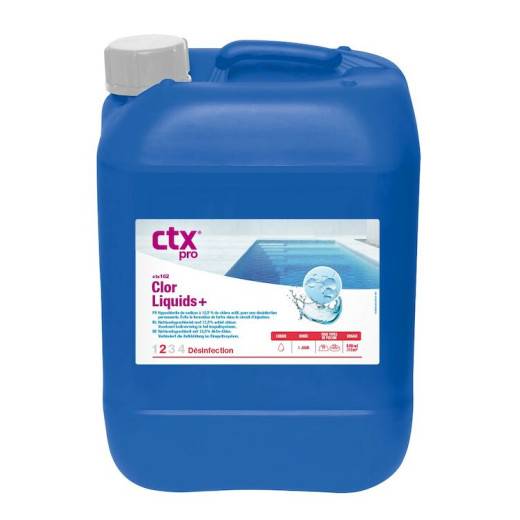 Chlore liquide multifonction anti-tartre CTX 162, 20L