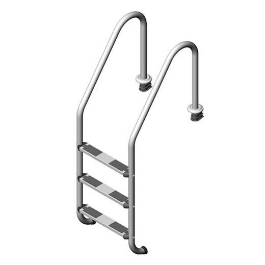 Echelle piscine 4 marches reconditionnée inox ASTRAL