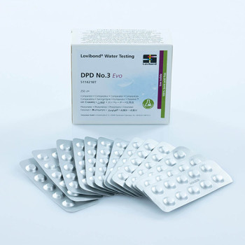Chlore réactif DPD3 - Boîte de 250 pastilles