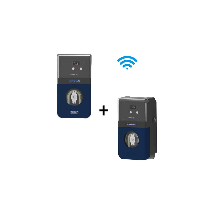 Pack Pompe doseuse Leader Rx + Leader pH Astralpool connectée