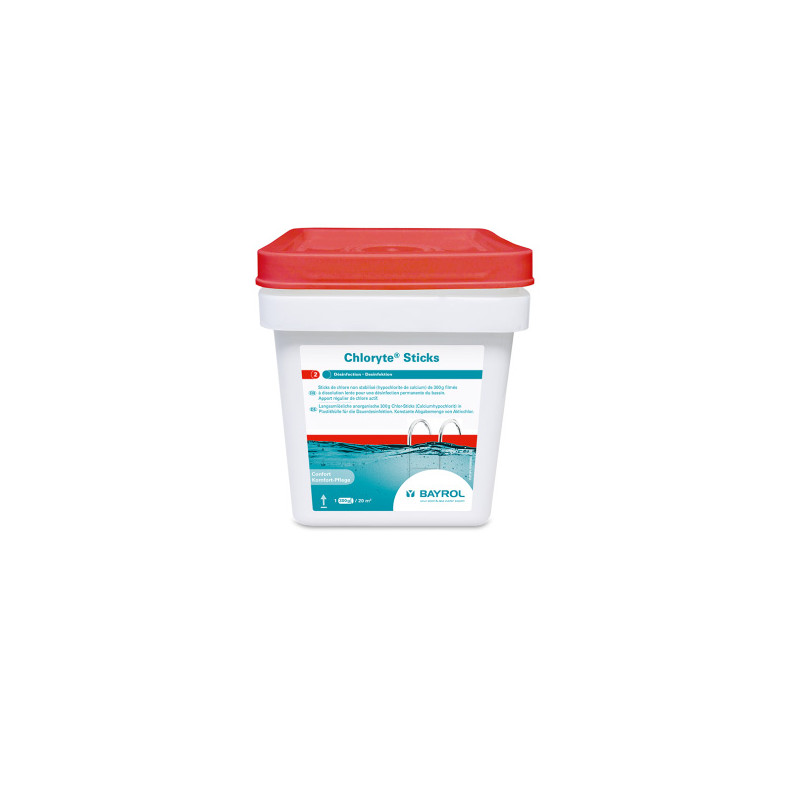 Chlore Chloryte Sticks non stabilisé 4,5 kg BAYROL