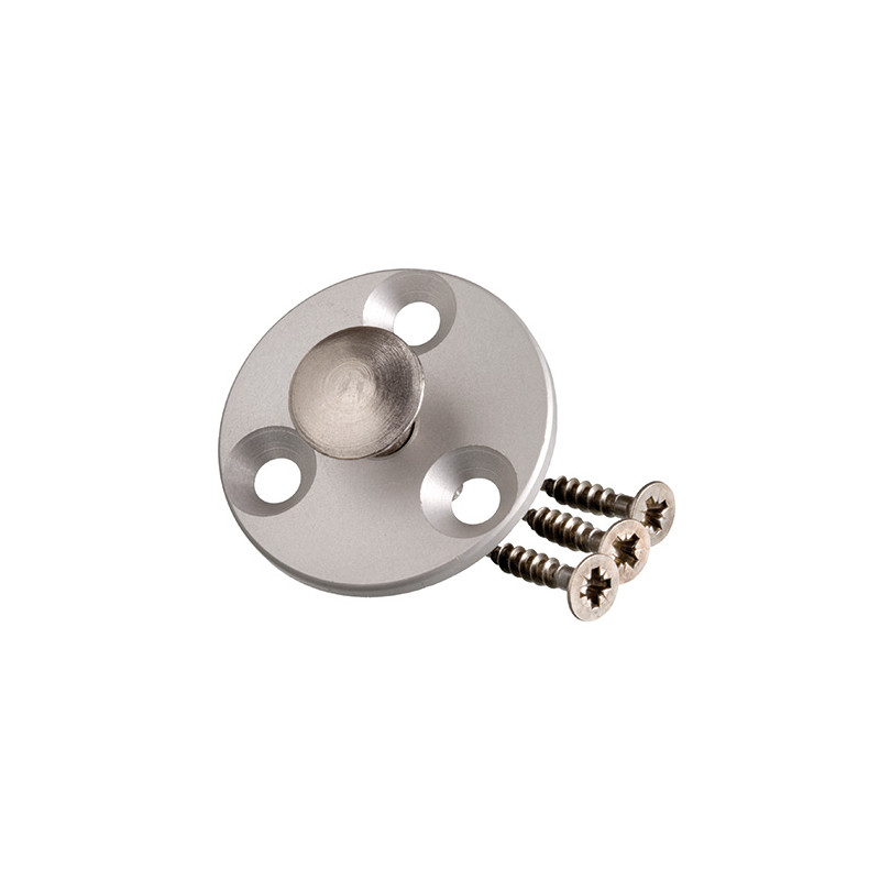 Piton plage bois inox/alu + vis Ø4 cm