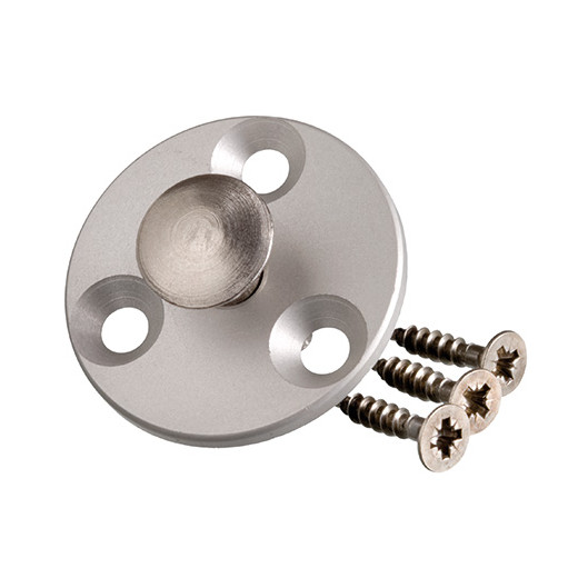 Piton plage bois inox/alu + vis Ø4 cm