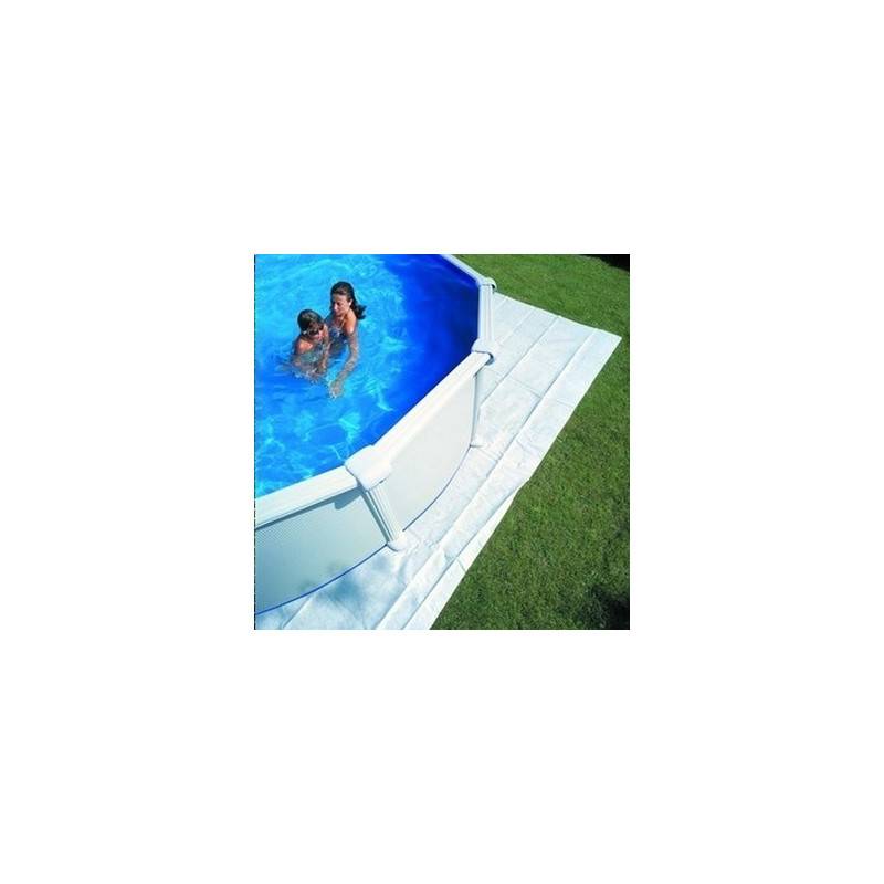 Tapis de sol feutrine pour piscines diam 350/360