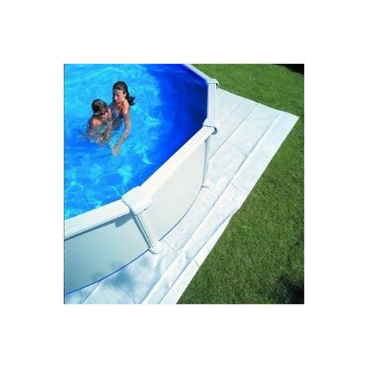 Tapis de sol feutrine pour piscine ovale 1000 x 500