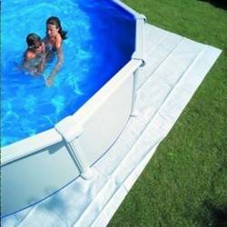 Tapis de sol feutrine pour piscine ovale 610 x 375