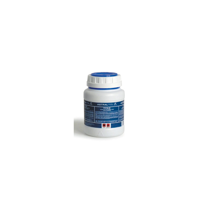 Colle blue PVC rigide