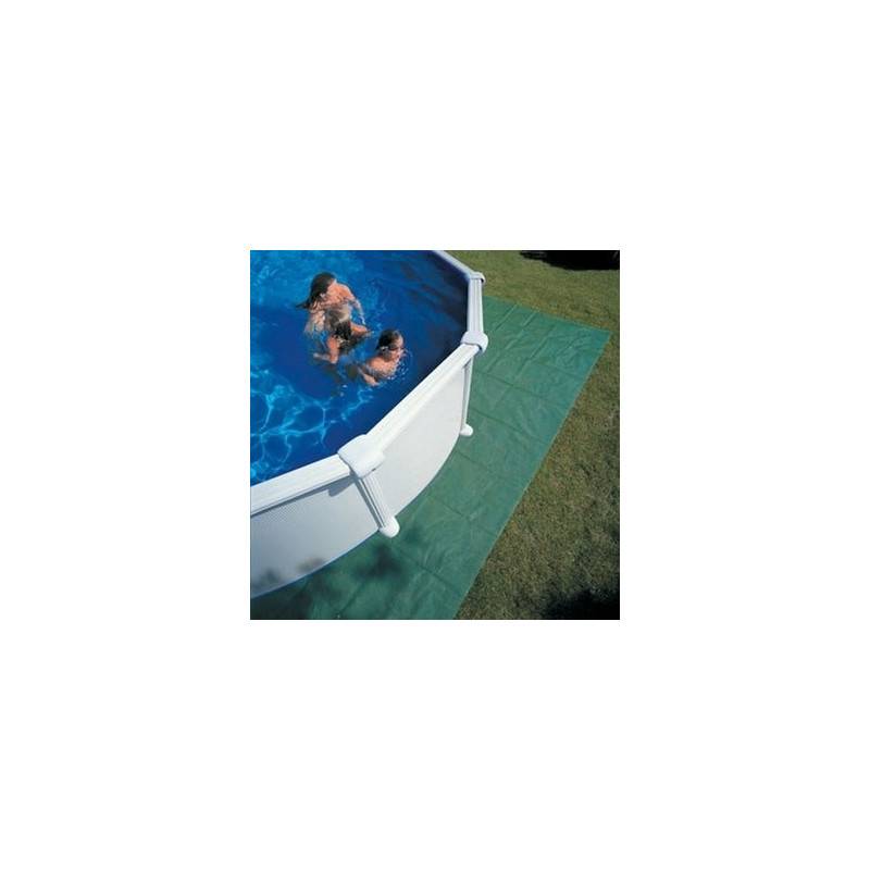 Tapis de sol polyéthylène pour piscine diam 400/350
