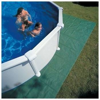 Tapis de sol polyéthylène pour piscine diam 450