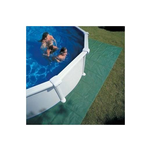 Tapis de sol polyéthylène pour piscine diam 550