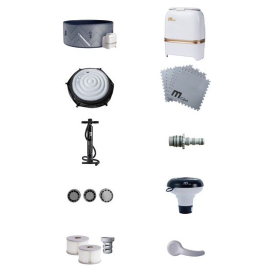 Spa gonflable semi-rigide MSpa Naval - 6 places