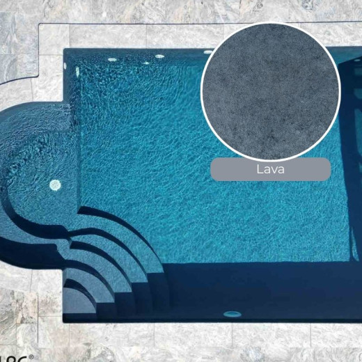 PVC armé Elbe Solid Stone 3D 180/100ème - 41,25 m²