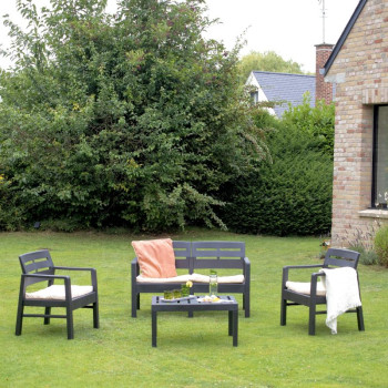 Salon de jardin en résine Java Wilsa Garden