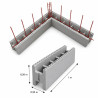 Kit piscine bloc polystyrène Styraqua 1m50