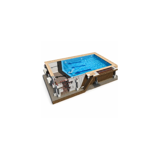 Kit piscine bloc polystyrène Styraqua 1m50