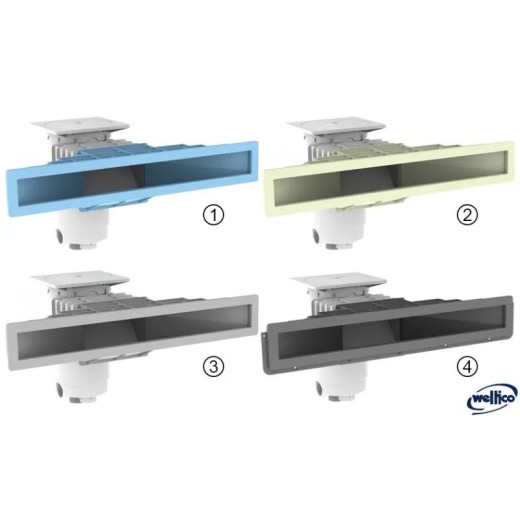 Skimmer miroir Weltico A800 Design - panneau/liner