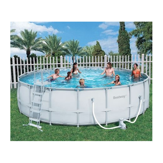 Kit piscine hors sol Steel Pro Frame Pools Ronde diam 427 h 122