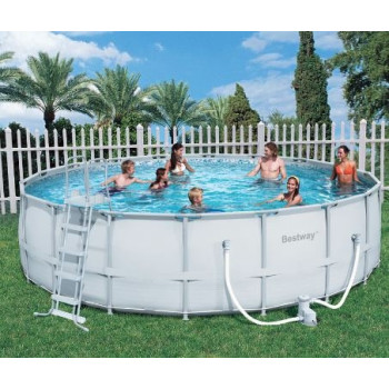 Kit piscine hors sol Steel Pro Frame Pools Ronde diam 549 h 132