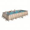 Kit piscine hors sol Steel Pro Frame Pools Rectangulaire 732 x 366 h 132