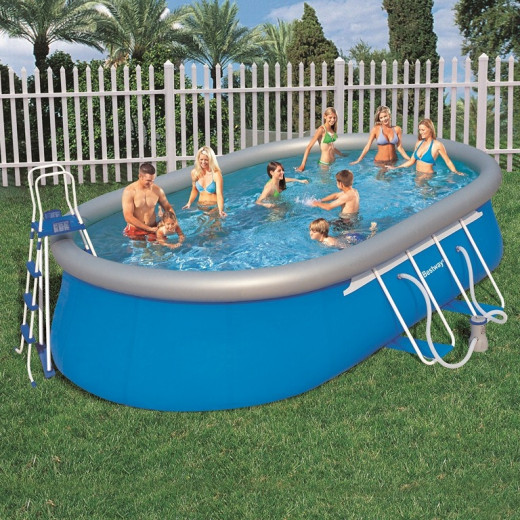 Kit piscine gonflable Fast Set Pools Ovale 549 x 366 h 122