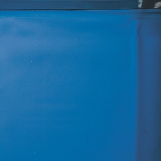 Liner 0.40 bleu avec rail d'accroche piscine ovale 730 x 375 h 120