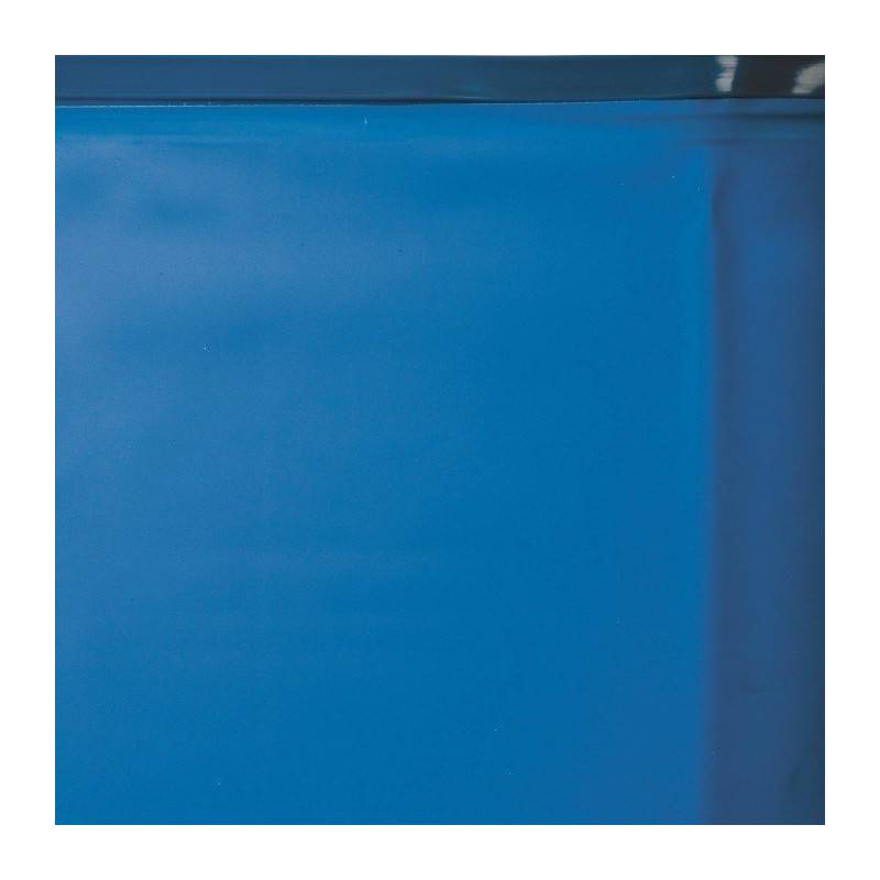 Liner 0.40 bleu avec rail d'accroche piscine ovale 625 x 375 h 120