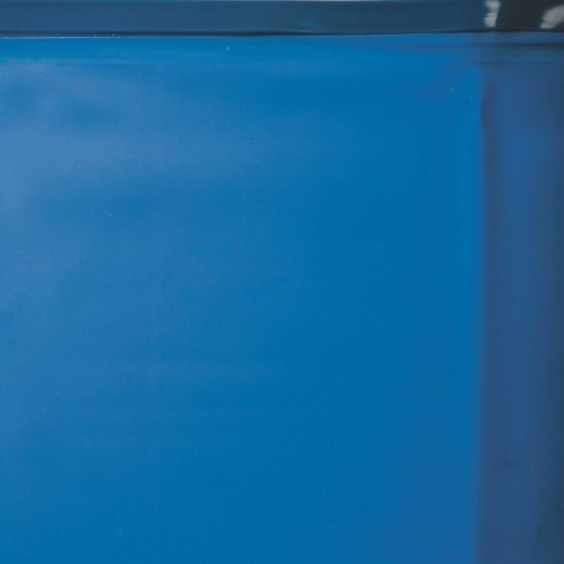 Liner 0.40 bleu avec rail d'accroche piscine ovale 610 x 375 h 132