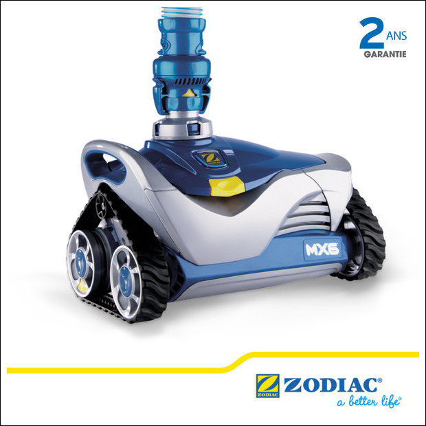 robot piscine hydraulique zodiac mx6