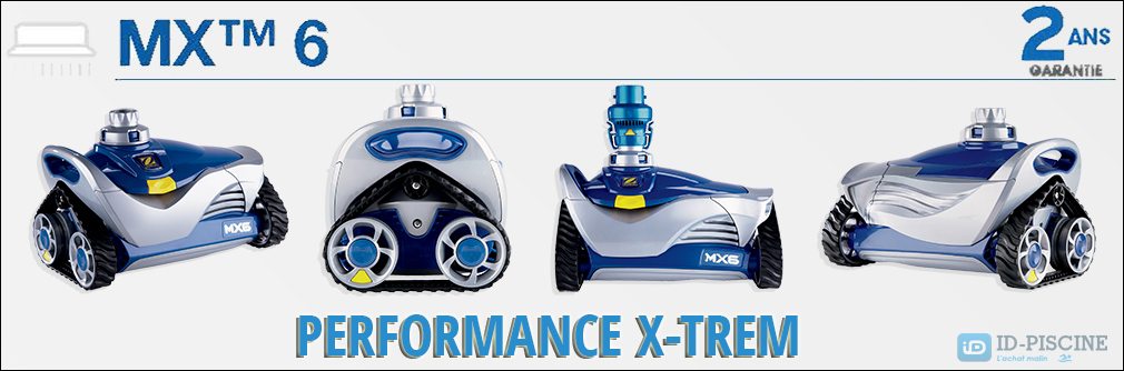 Robot nettoyeur de piscine Zodiac MX6 - Performance Extreme